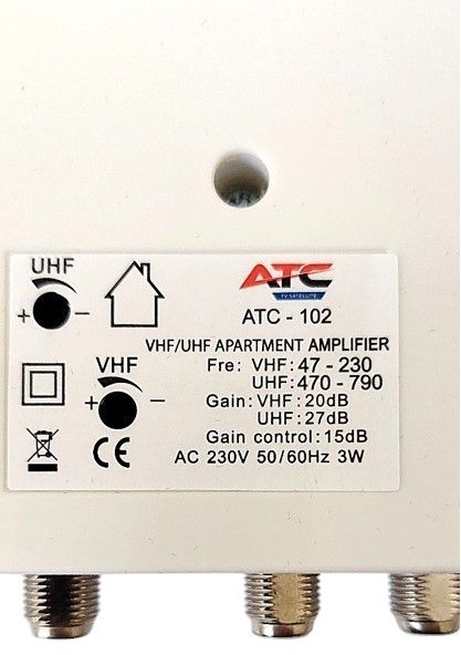 ATC Ενισχυτής Γραμμής ATC-102 27dB 5G LTE700 - Image 3